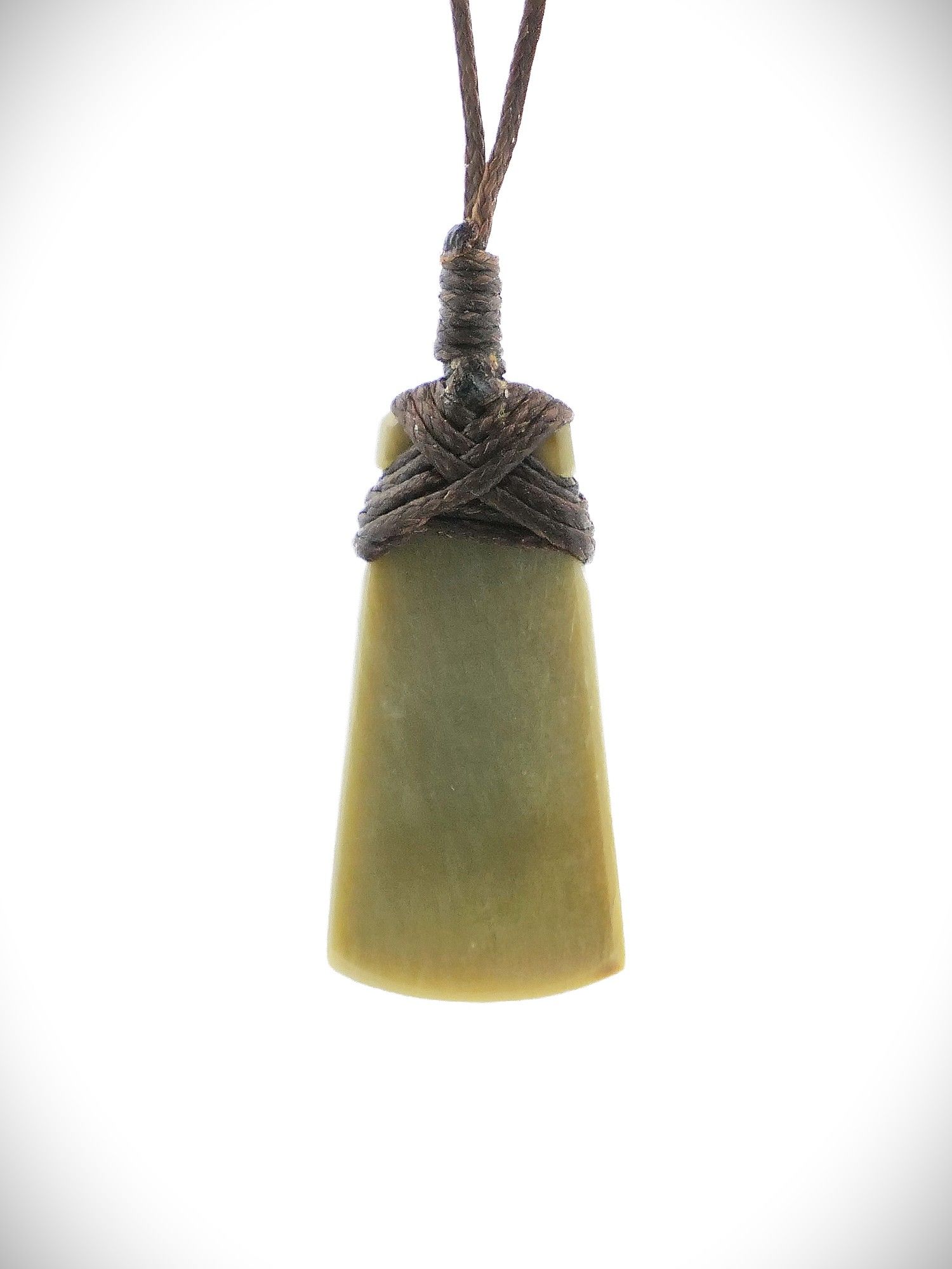 Moko Pounamu Toki NZ Genuine Inanga Greenstone - Whakapara