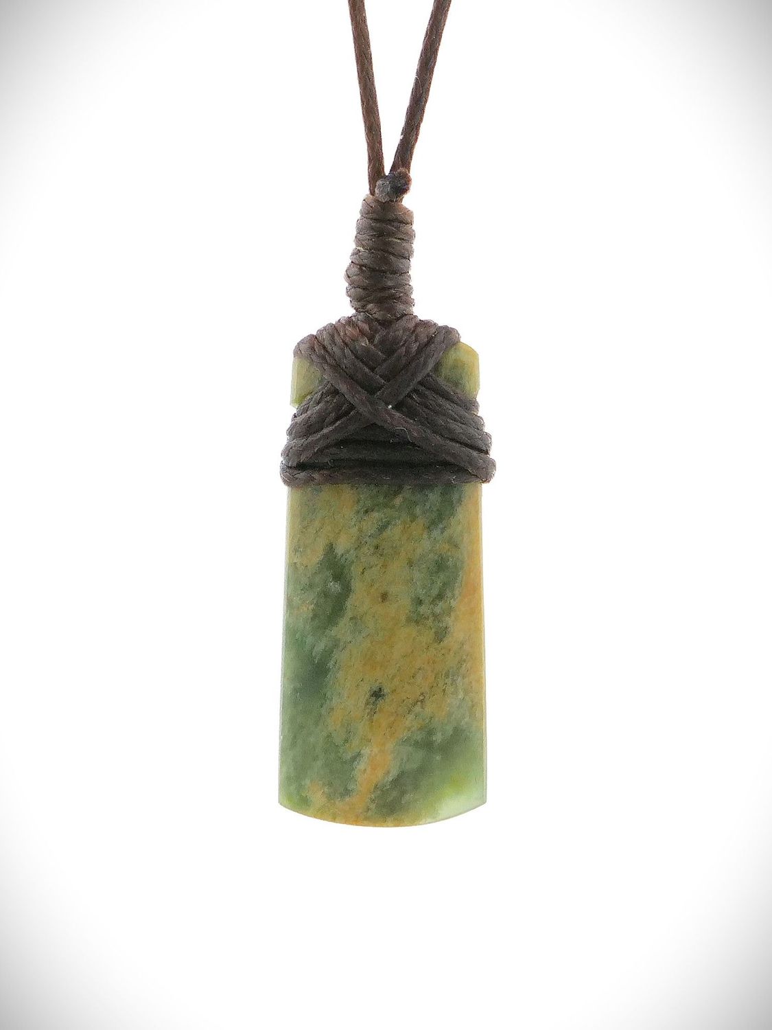 Moko Pounamu Toki Genuine NZ Kahurangi Flower Greenstone - Peria