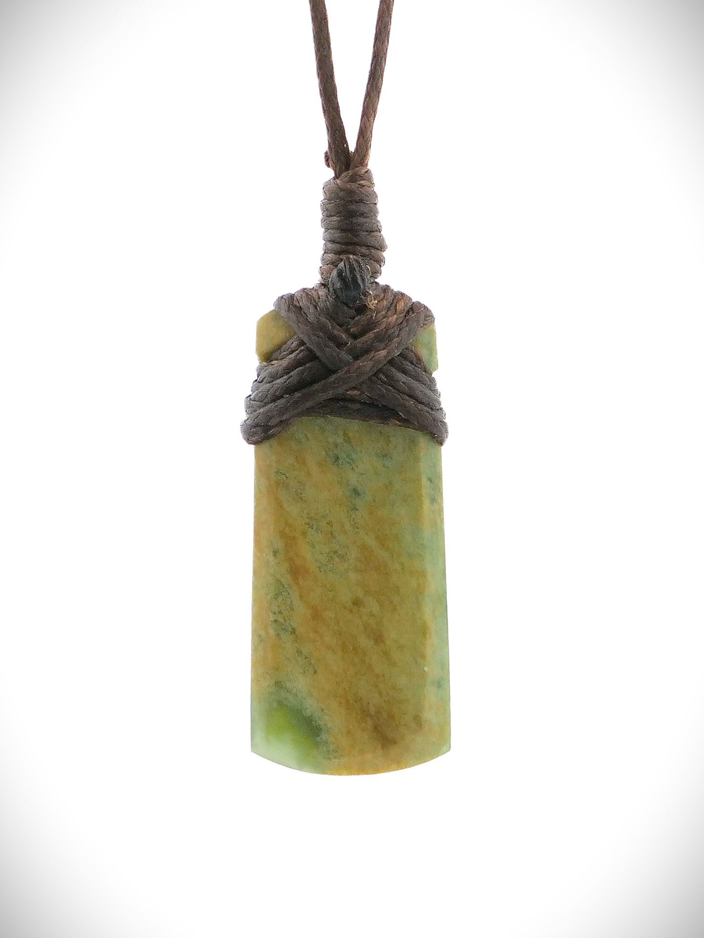 Moko Pounamu Toki Genuine NZ Kahurangi Flower Greenstone - Peria