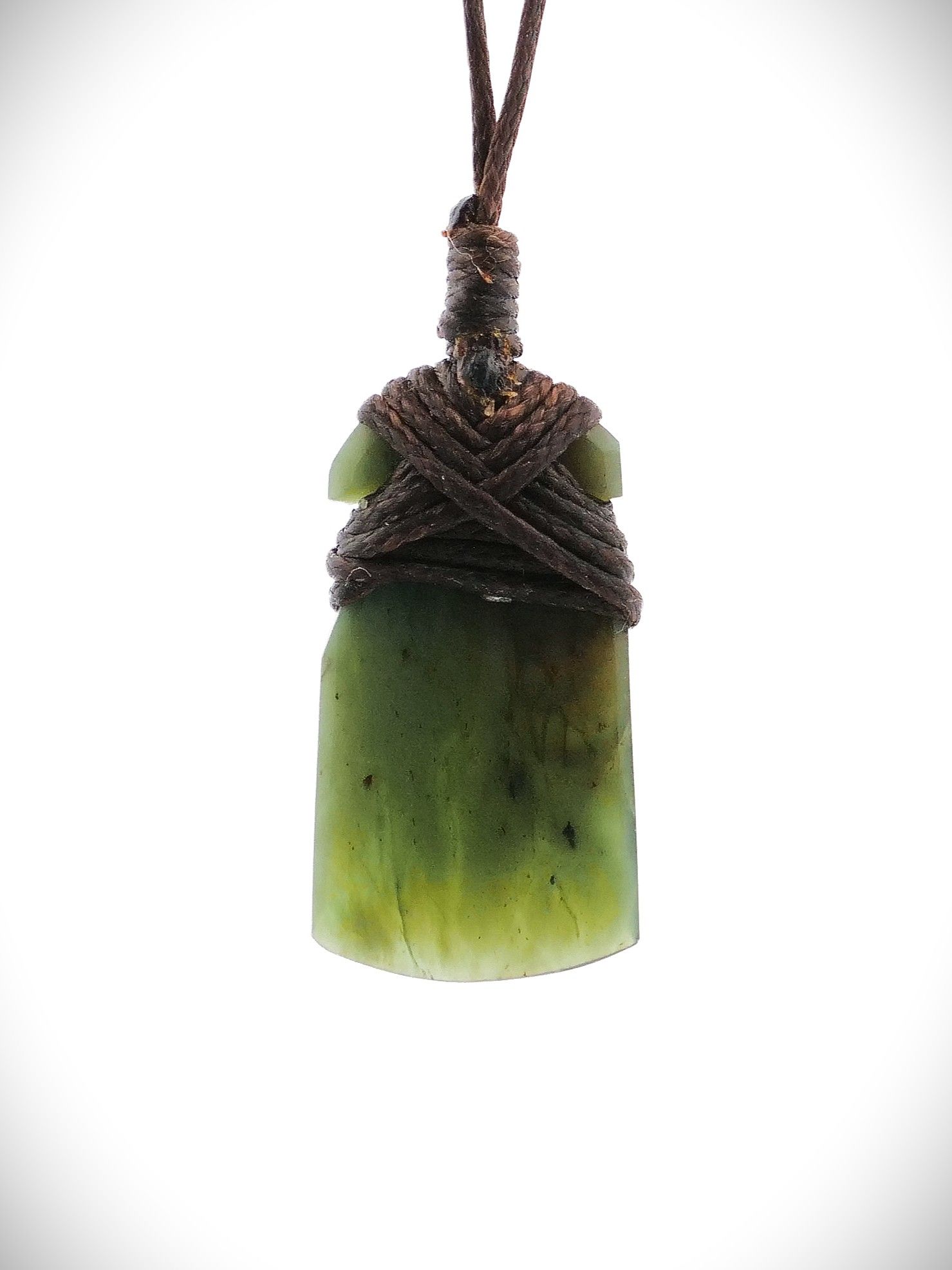 Moko Pounamu Toki Genuine NZ Kawakawa Greenstone - Kaimaumau
