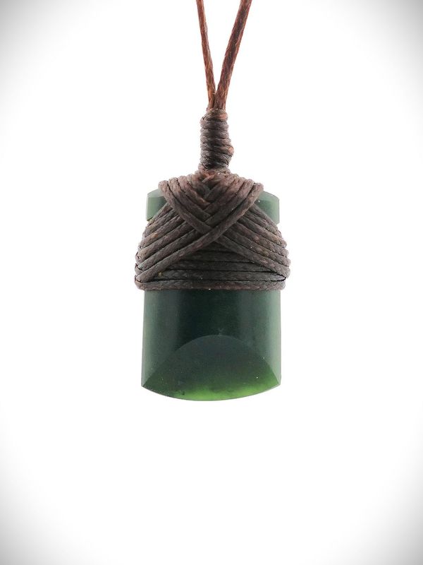 Moko Pounamu Toki Genuine NZ Kawakawa Greenstone - Maitai Moko Pounamu Toki Genuine NZ Kawakawa Greenstone - Maitai