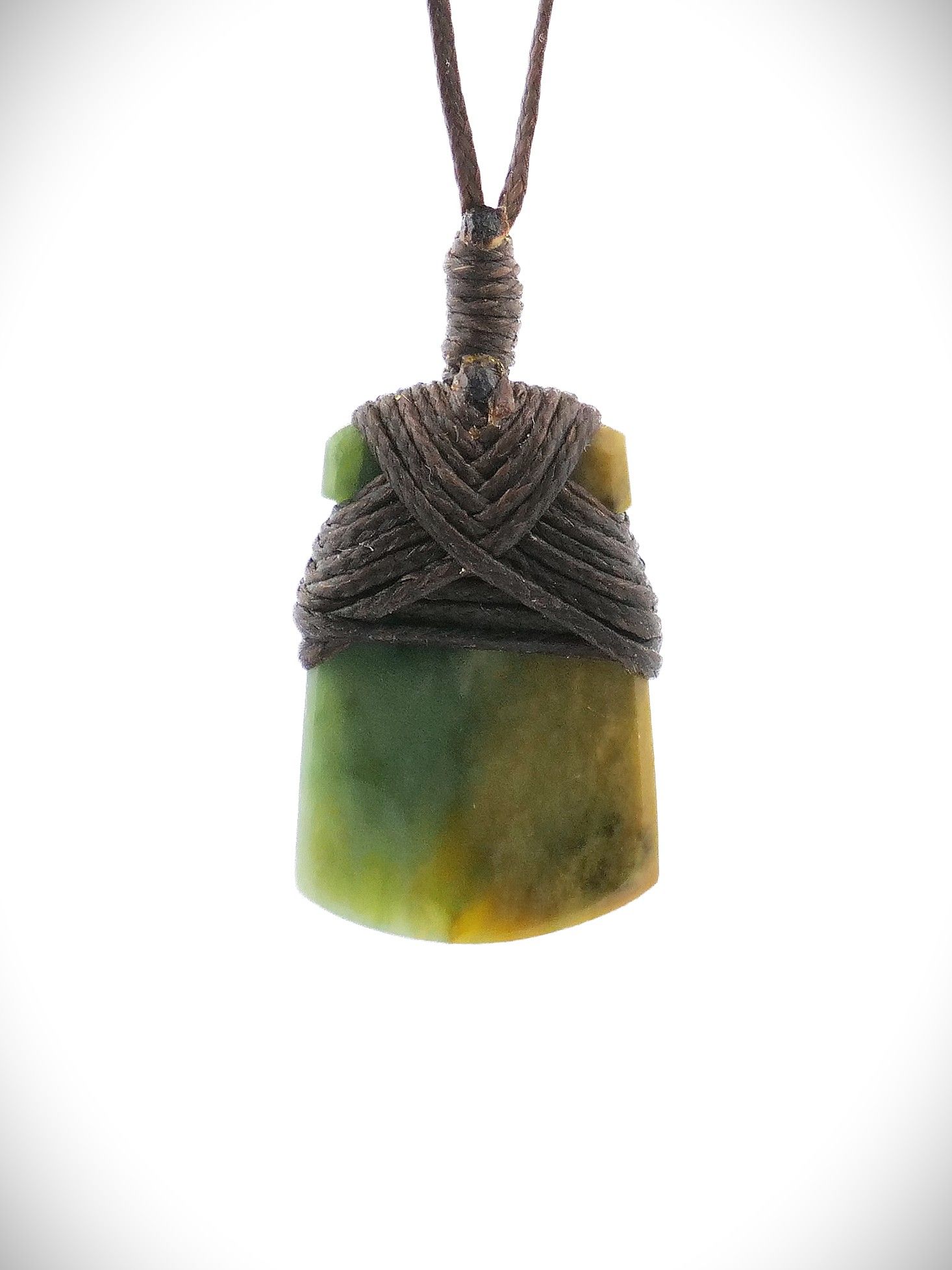 Moko Pounamu Toki Genuine NZ Auhunga Flower Greenstone - Whatuwhiwhi