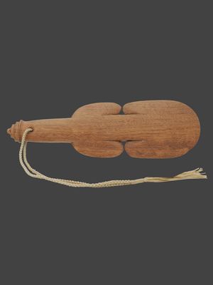 Moko Pounamu Kotiate Genuine NZ Black Maire Wood - Tahorakuri Moko Pounamu Kotiate Genuine NZ Black Maire Wood - Tahorakuri