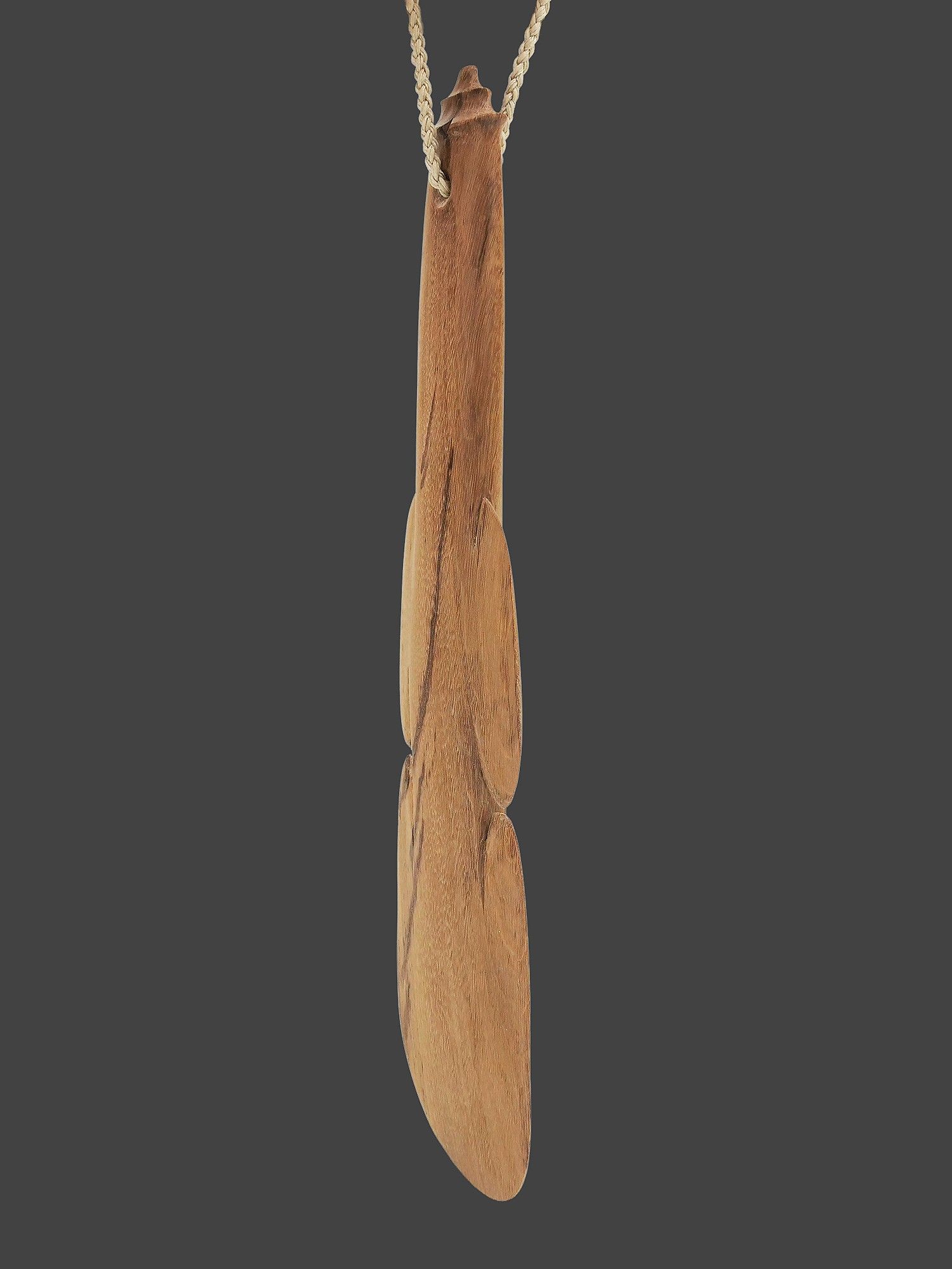 Moko Pounamu Kotiate Genuine NZ Black Maire Wood - Mangamuka
