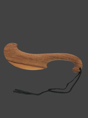 Moko Pounamu Wahaika Genuine NZ Black Maire Wood - Kaitaia Moko Pounamu Wahaika Genuine NZ Black Maire Wood - Kaitaia