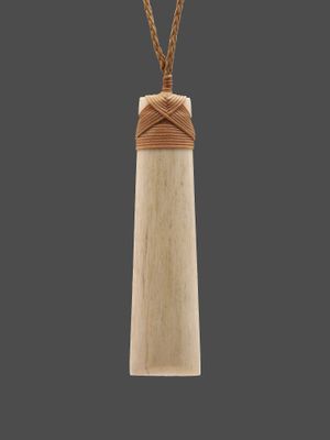 Moko Pounamu Toki Genuine Whale Bone Carving - Waiharara Moko Pounamu Toki Genuine Whale Bone Carving - Waiharara