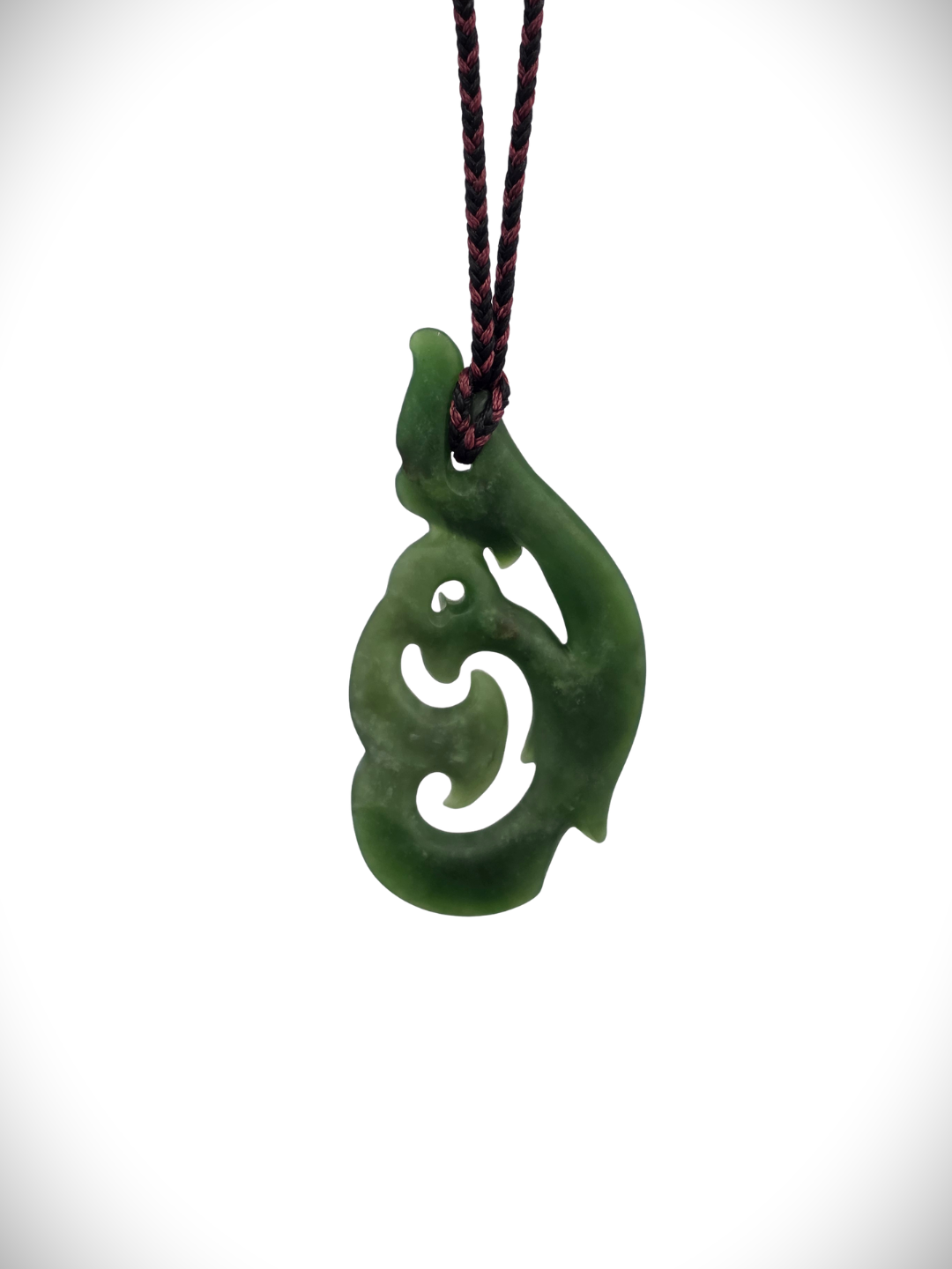 Moko Pounamu Manaia Genuine NZ Kahurangi Greenstone - Waiwhenua