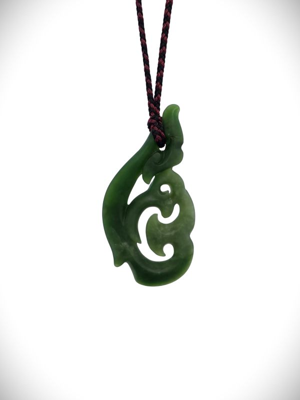 Moko Pounamu Manaia Genuine NZ Kahurangi Greenstone - Waiwhenua Moko Pounamu Manaia Genuine NZ Kahurangi Greenstone - Waiwhenua