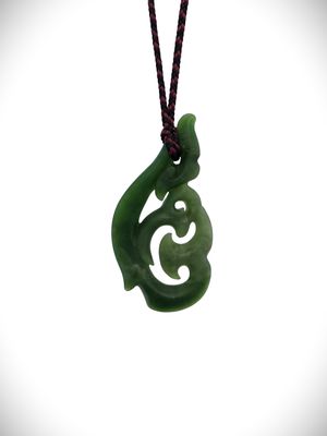 Moko Pounamu Manaia Genuine NZ Kahurangi Greenstone - Waiwhenua Moko Pounamu Manaia Genuine NZ Kahurangi Greenstone - Waiwhenua