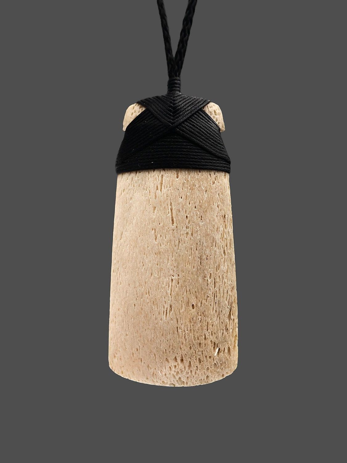 Moko Pounamu, Toki Genuine Whale Bone Carving - Otaipango