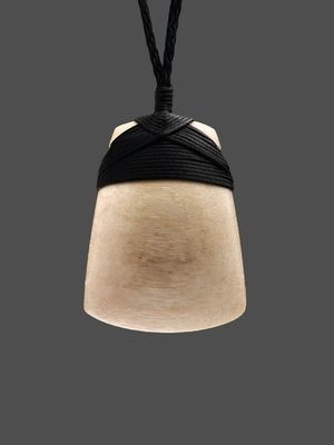 Moko Pounamu, Toki Genuine Whale Bone Carving - Paengatia Moko Pounamu, Toki Genuine Whale Bone Carving - Paengatia