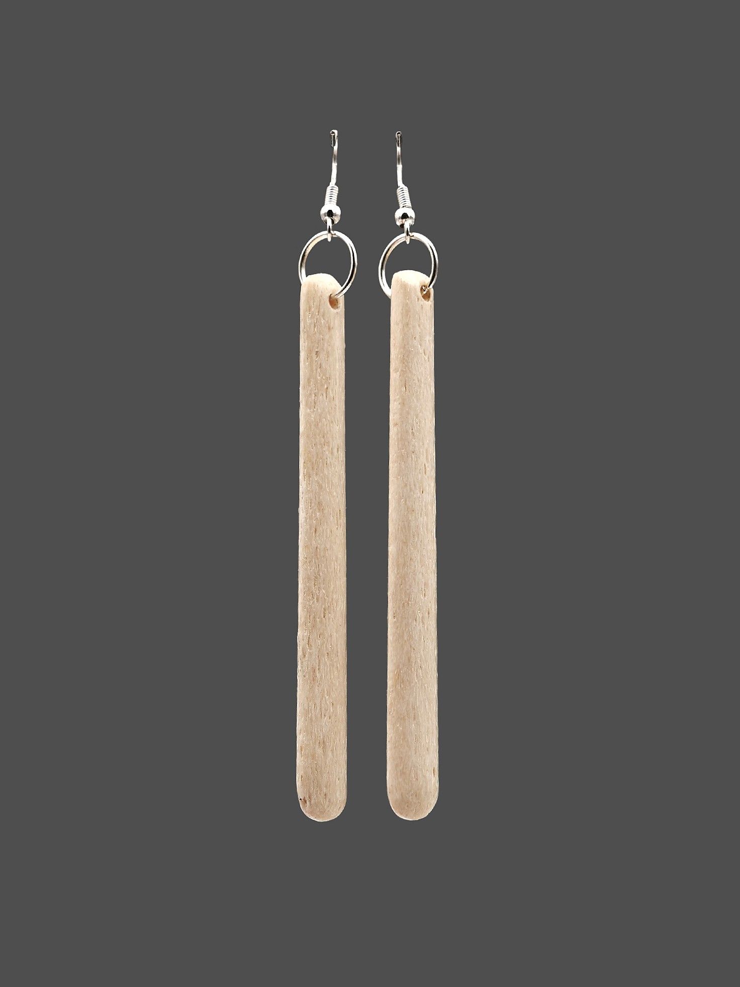 Moko Pounamu Whale Bone Sterling Silver Earrings - Piwhane