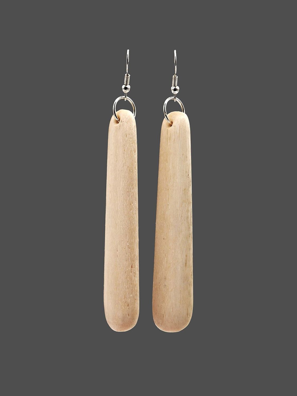 Moko Pounamu Whale Bone Sterling Silver Earrings - Mokaikai Moko Pounamu Whale Bone Sterling Silver Earrings - Mokaikai