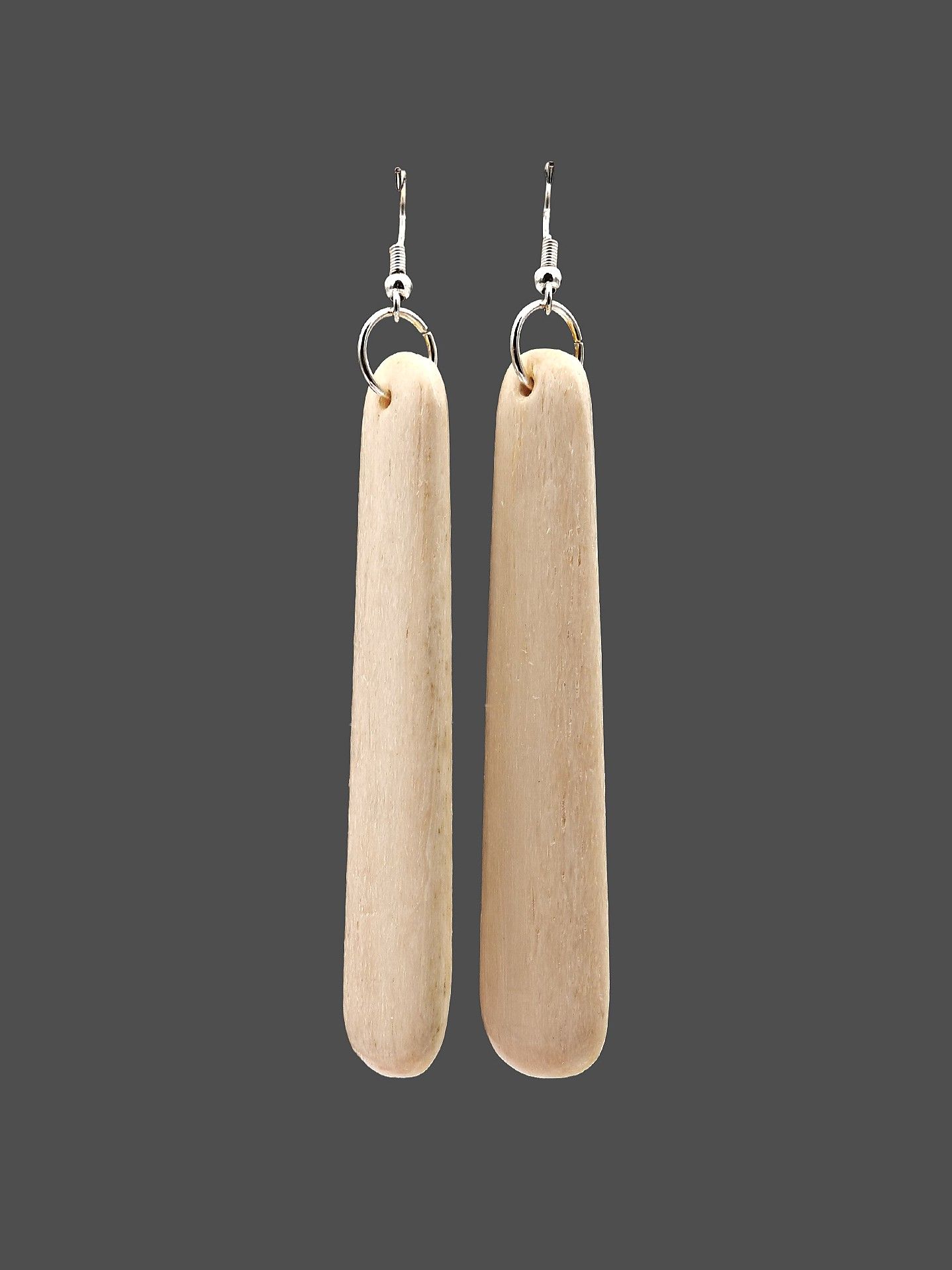 Moko Pounamu Whale Bone Sterling Silver Earrings - Mokaikai