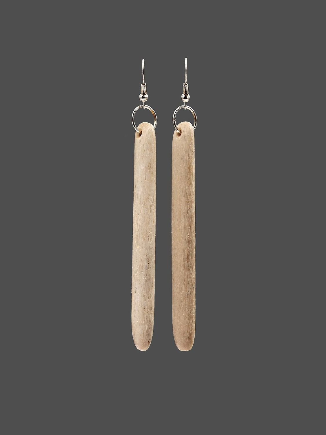Moko Pounamu Whale Bone Sterling Silver Earrings - Tapotupotu Moko Pounamu Whale Bone Sterling Silver Earrings - Tapotupotu