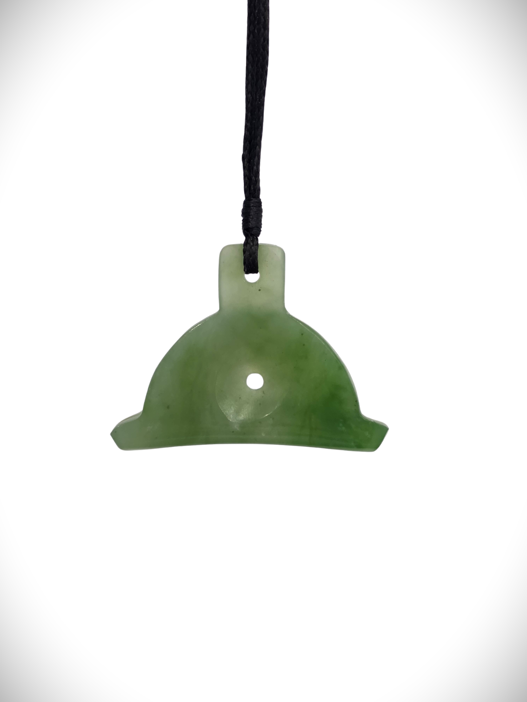Moko Pounamu Shepherds Whistle NZ Genuine Inanga Greenstone - Waihola
