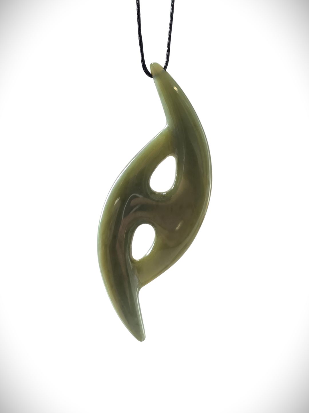 Moko Pounamu Contemporary Design NZ Genuine Inanga Greenstone - Rotoehu Moko Pounamu Contemporary Design NZ Genuine Inanga Greenstone - Rotoehu