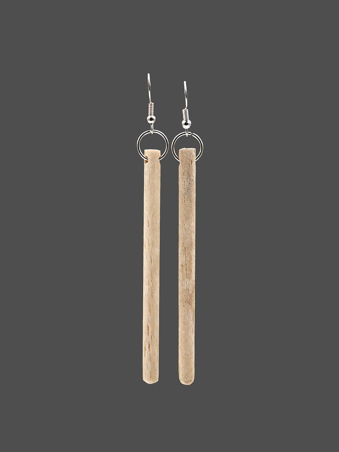 Moko Pounamu Whale Bone Sterling Silver Earrings - Unahi Moko Pounamu Whale Bone Sterling Silver Earrings - Unahi