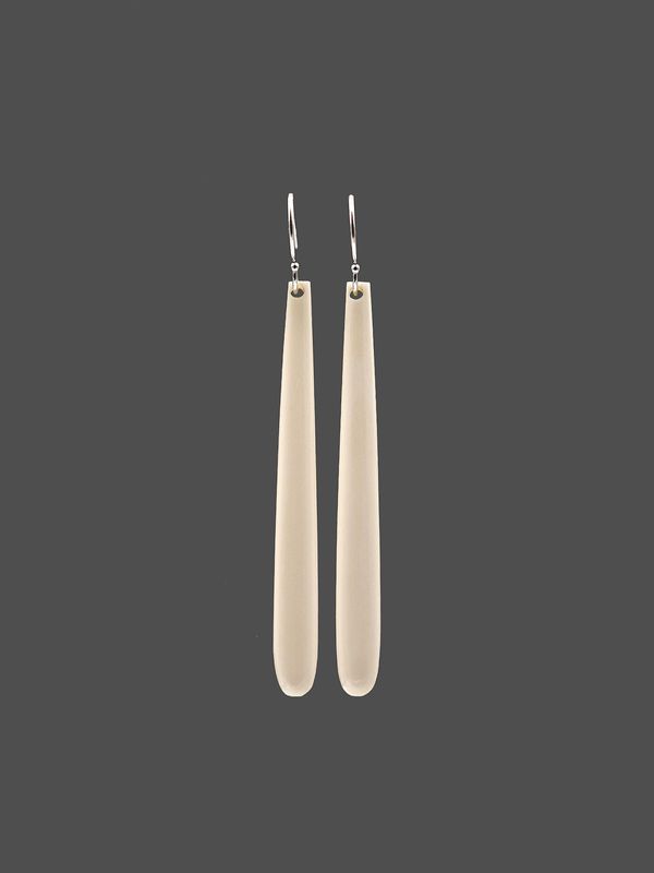 Moko Pounamu Bone & Sterling Silver Earrings - Awanui