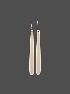 Moko Pounamu Bone & Sterling Silver Earrings - Awanui Moko Pounamu Bone & Sterling Silver Earrings - Awanui