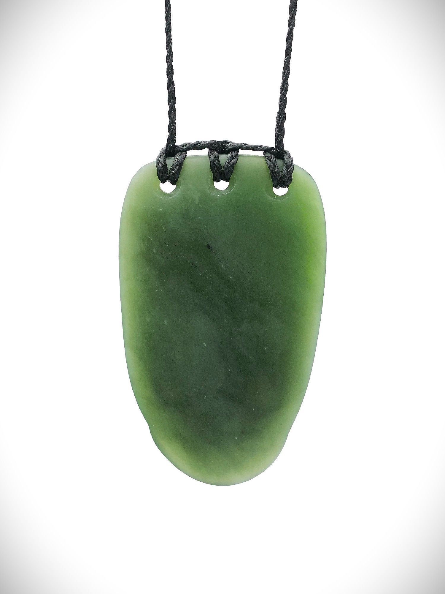Moko Pounamu Koruru NZ Genuine Inanga Greenstone - Te Paatu