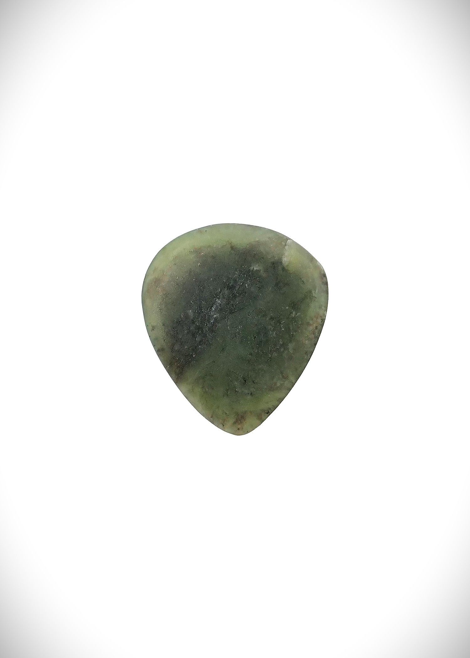 Moko Pounamu Guitar Pick NZ Genuine Totoweka Greenstone - Ahipara