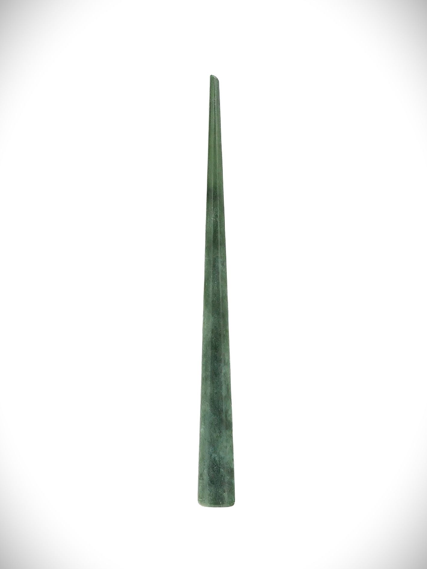 Moko Pounamu Heru NZ Genuine Kawakawa Greenstone - Awatuna