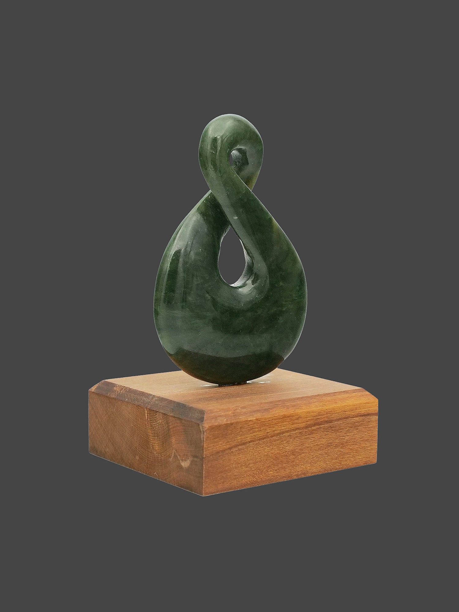 Moko Pounamu Pikorua NZ Genuine Hapopo Greenstone - Whangape