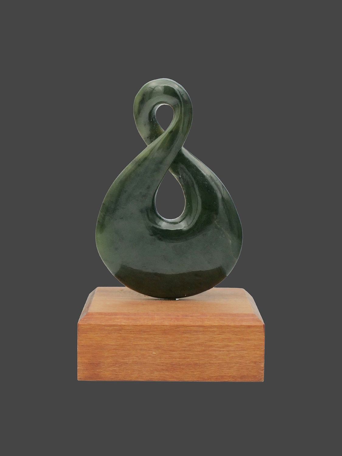 Moko Pounamu Pikorua NZ Genuine Kawakawa Greenstone - Panguru