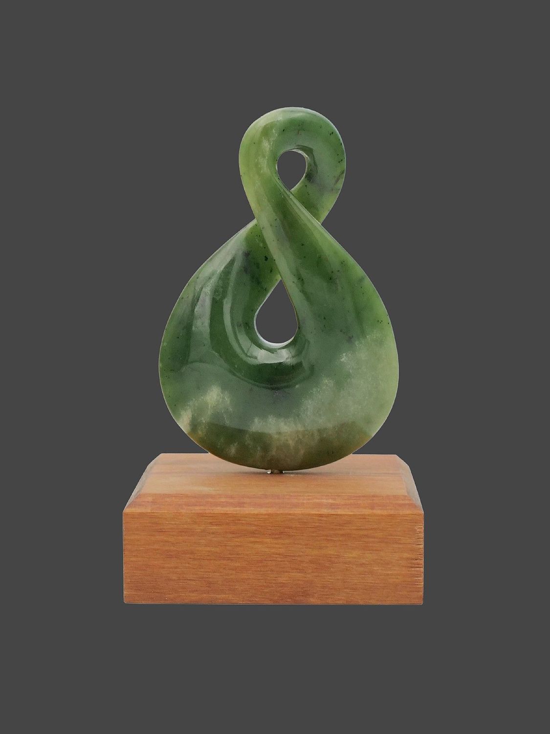 Moko Pounamu Pikorua NZ Genuine Hapopo Greenstone - Motukaraka