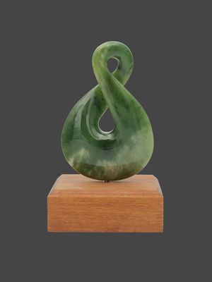 Moko Pounamu Pikorua NZ Genuine Hapopo Greenstone - Motukaraka Moko Pounamu Pikorua NZ Genuine Hapopo Greenstone - Motukaraka
