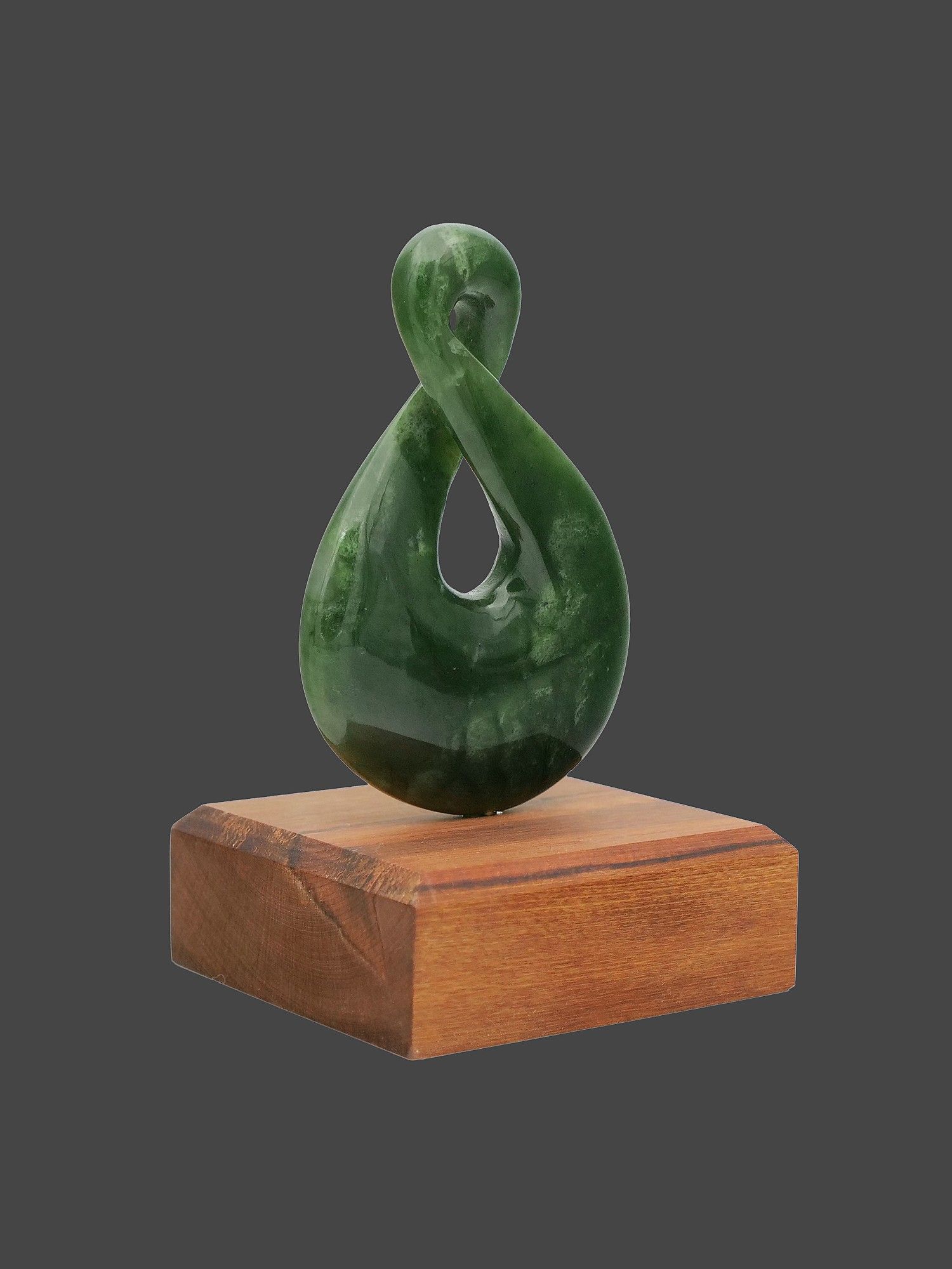 Moko Pounamu Pikorua NZ Genuine Hapopo Greenstone - Pawarenga