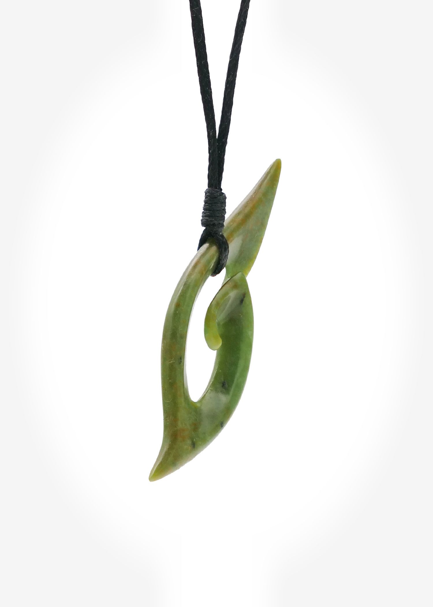 Moko Pounamu Koru Genuine NZ Raukaraka Greenstone - Kupe