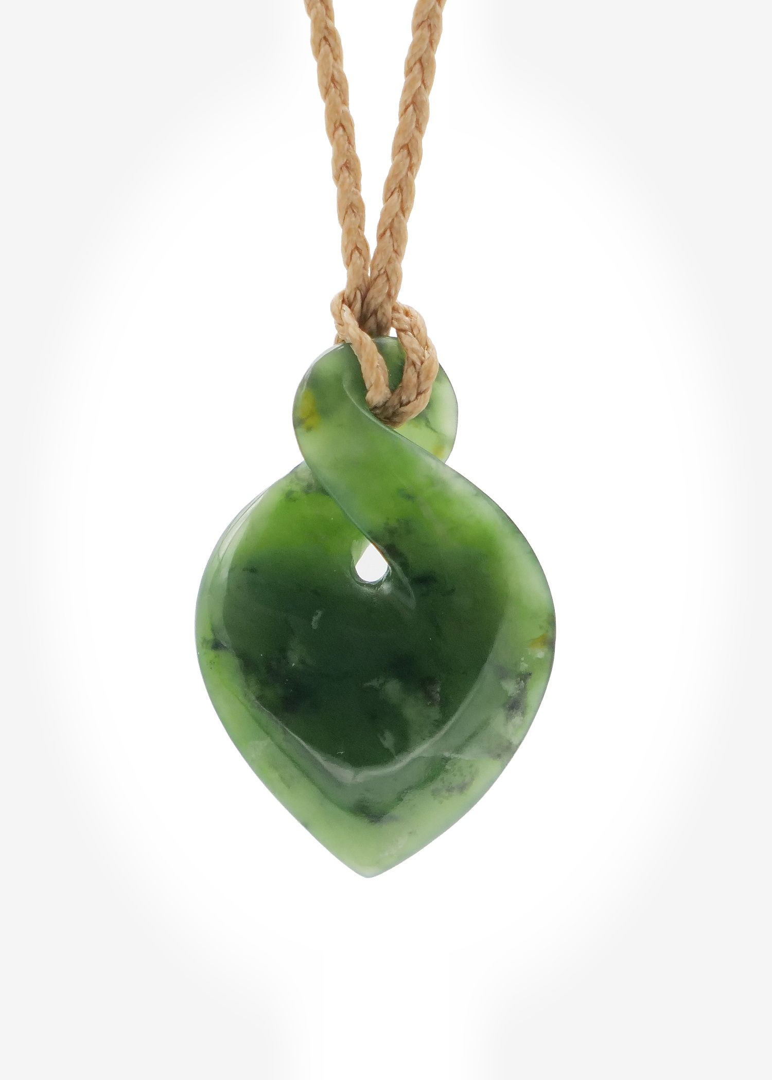 Moko Pounamu Pikoura NZ Genuine Kawakawa Greenstone - Tokoroa