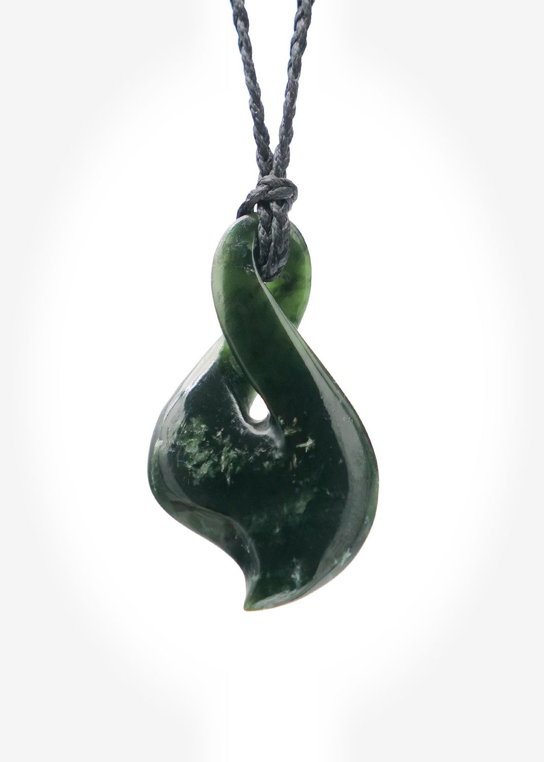 Moko Pounamu Pikoura NZ Genuine Kawakawa Greenstone - Puhoi