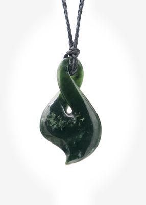 Moko Pounamu Pikoura NZ Genuine Kawakawa Greenstone - Puhoi Moko Pounamu Pikoura NZ Genuine Kawakawa Greenstone - Puhoi
