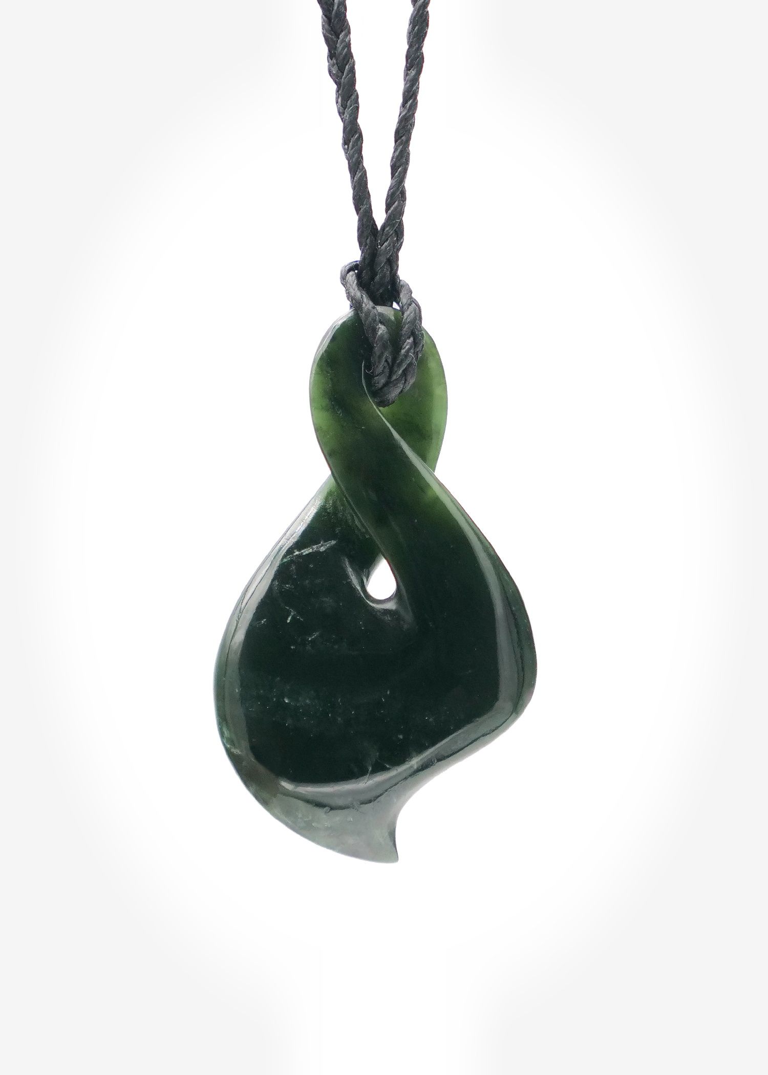 Moko Pounamu Pikoura NZ Genuine Kawakawa Greenstone - Puhoi