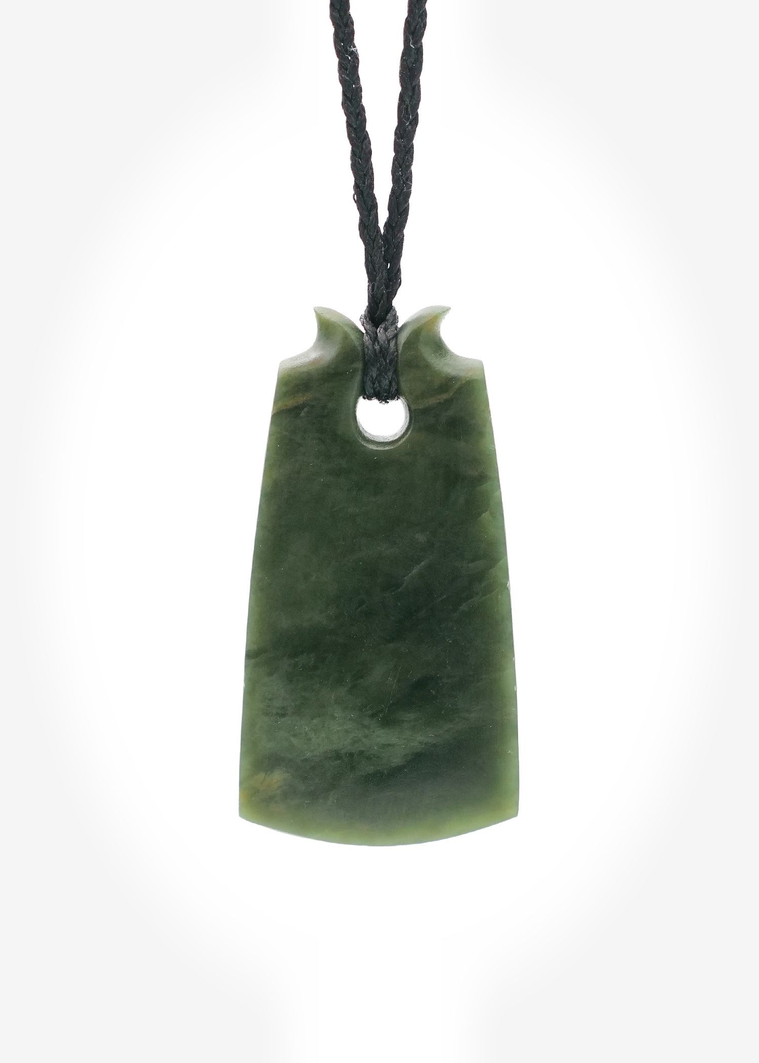 Moko Pounamu Contemporary Toki NZ Genuine Raukaraka Greenstone - Aotea