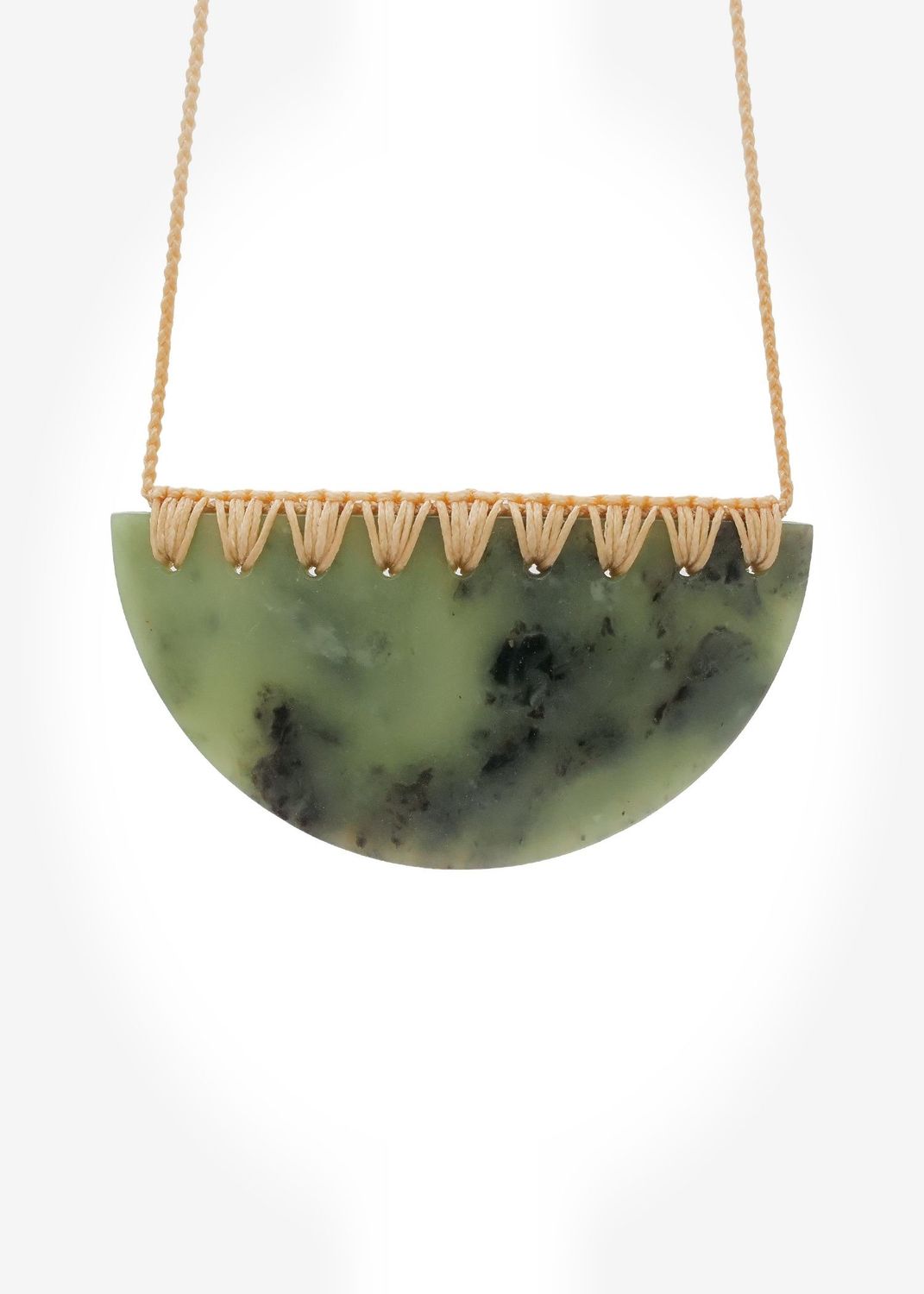 Moko Pounamu Kouma (Breastplate) NZ Genuine Hapopo Greenstone - Tauhou Moko Pounamu Kouma (Breastplate) NZ Genuine Hapopo Greenstone - Tauhou
