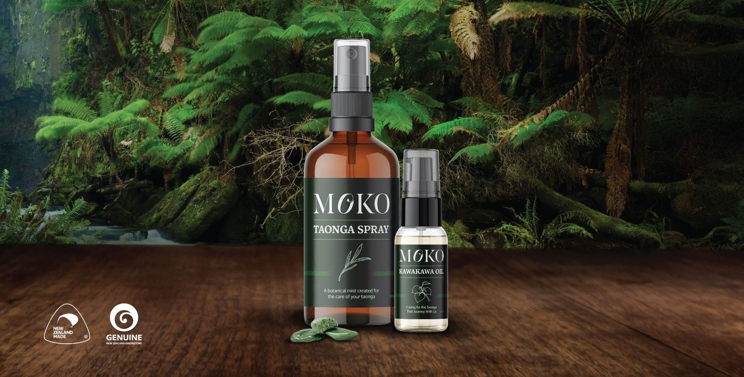 Moko Pounamu Kawakawa Oil and Taonga Spray Moko Pounamu Kawakawa Oil and Taonga Spray