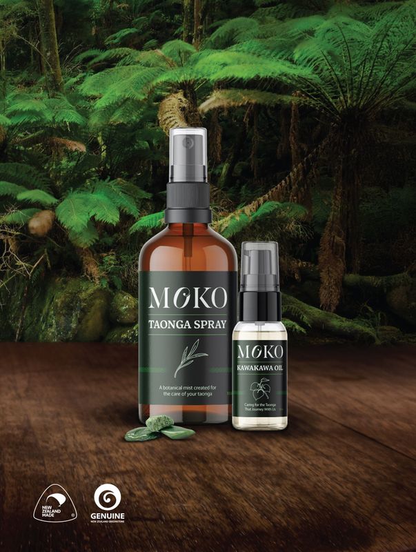 Moko Pounamu Kawakawa Oil and Taonga Spray