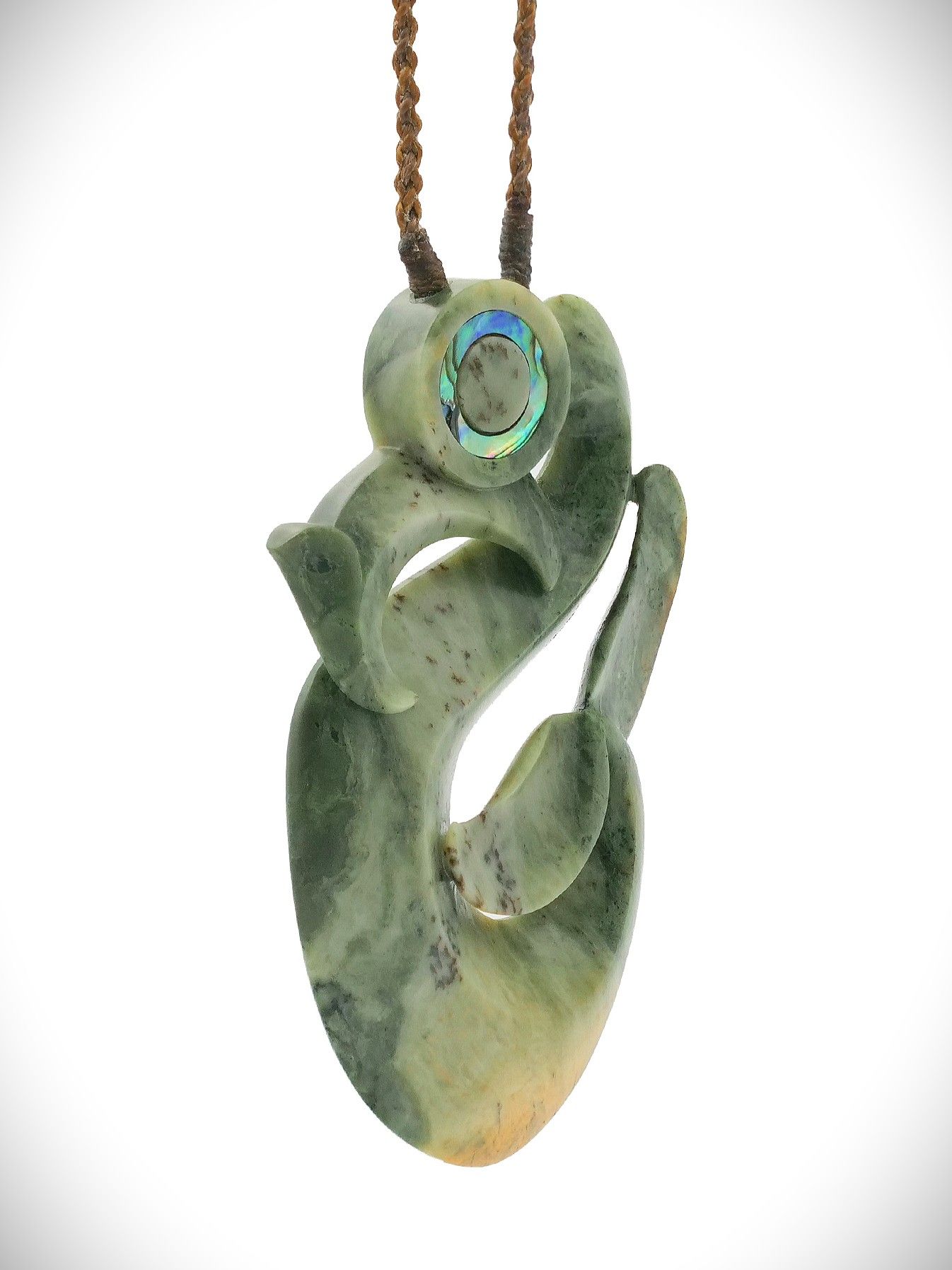 Moko Pounamu Manaia NZ Genuine Te Tau Ihu (Nelson) Kokopu Greenstone - Tautoro