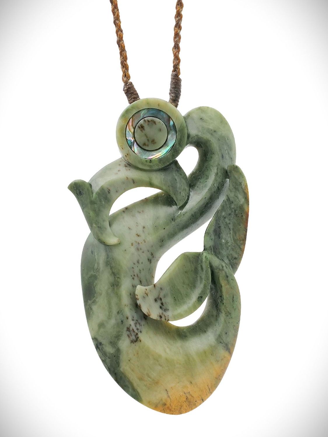 Moko Pounamu Manaia NZ Genuine Te Tau Ihu (Nelson) Kokopu Greenstone - Tautoro Moko Pounamu Manaia NZ Genuine Te Tau Ihu (Nelson) Kokopu Greenstone - Tautoro