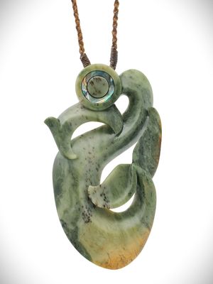 Moko Pounamu Manaia NZ Genuine Te Tau Ihu (Nelson) Kokopu Greenstone - Tautoro Moko Pounamu Manaia NZ Genuine Te Tau Ihu (Nelson) Kokopu Greenstone - Tautoro
