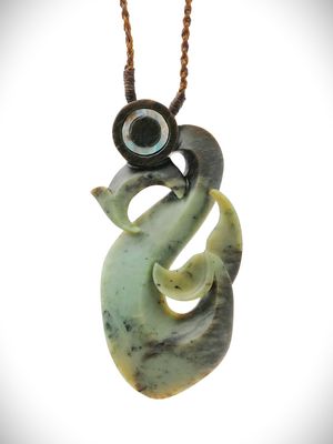 Moko Pounamu Manaia NZ Genuine Te Tau Ihu (Nelson) Inanga Greenstone - Waimatenui Moko Pounamu Manaia NZ Genuine Te Tau Ihu (Nelson) Inanga Greenstone - Waimatenui