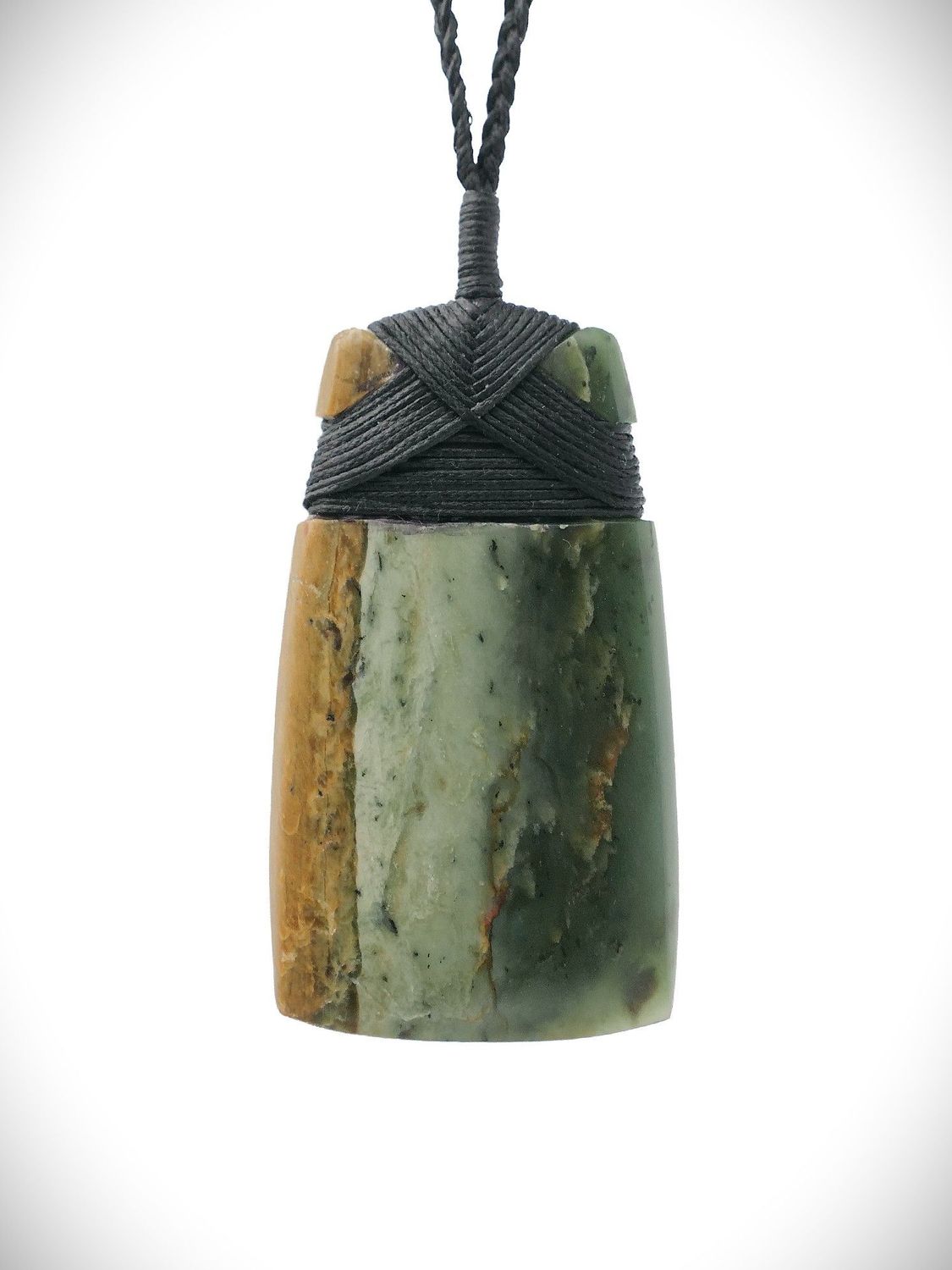 Moko Pounamu Toki NZ Genuine Kawakawa Flower Greenstone - Kuripuni Moko Pounamu Toki NZ Genuine Kawakawa Flower Greenstone - Kuripuni