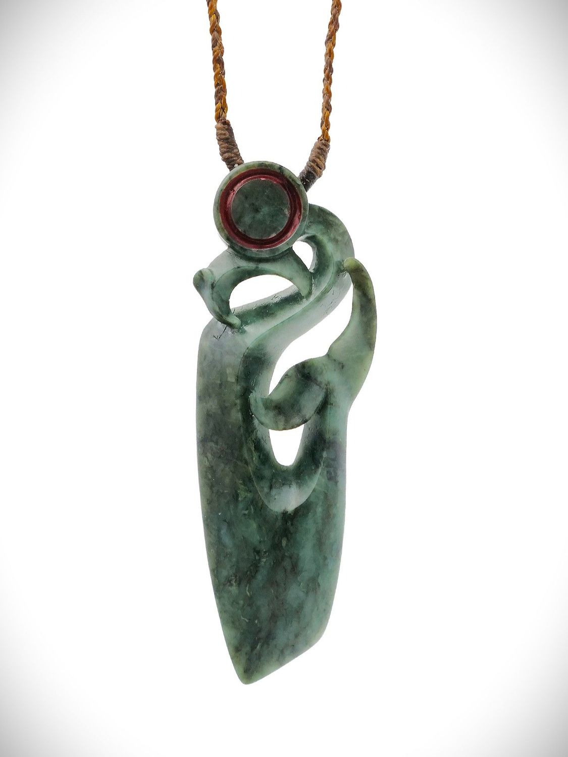 Moko Pounamu Manaia NZ Genuine Te Tau Ihu (Nelson) Greenstone - Whatoro