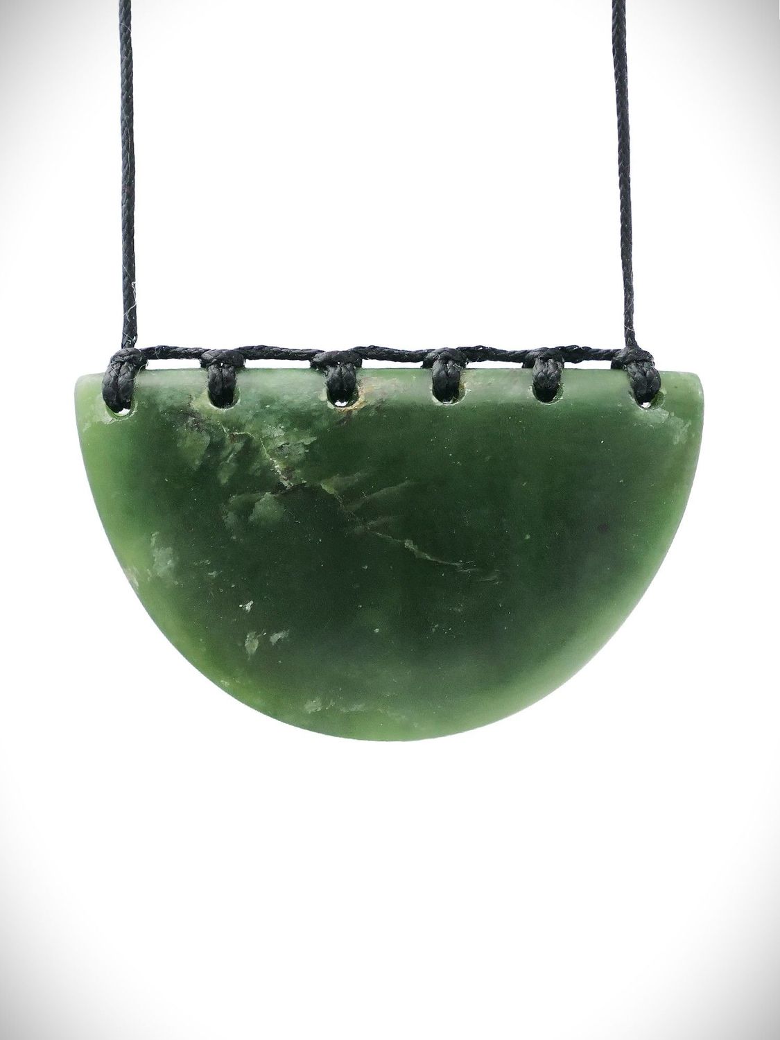 Moko Pounamu Kouma (Breastplate) NZ Genuine Kawakawa Greenstone - Mamaranui Moko Pounamu Kouma (Breastplate) NZ Genuine Kawakawa Greenstone - Mamaranui