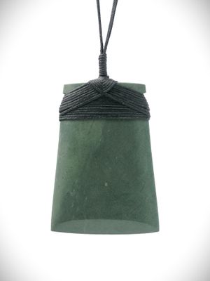Moko Pounamu Toki NZ Genuine Pakohe (Argillite) Greenstone - Otekiho Moko Pounamu Toki NZ Genuine Pakohe (Argillite) Greenstone - Otekiho