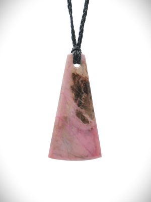 Moko Pounamu Kuru (Drop) NZ Genuine Rhodonite Stone - Onapua